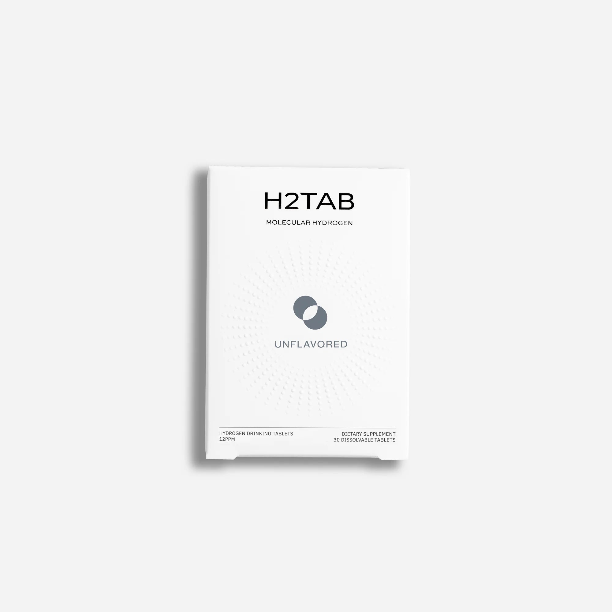 H2Tab Molecular Hydrogen Tablets, Unflavoured, 30-tablet pack