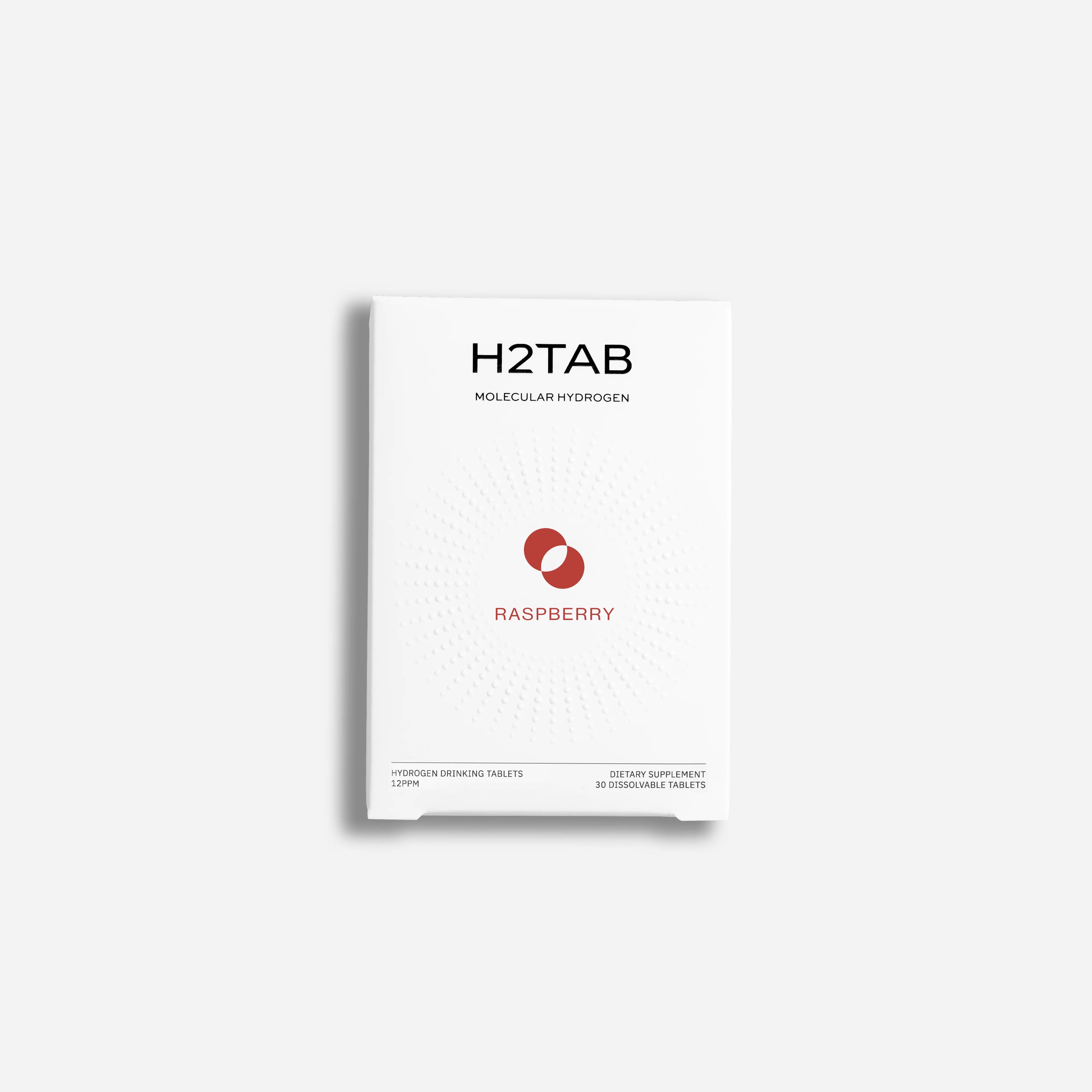 H2Tab Molecular Hydrogen Tablets, Raspberry, 30-tablet pack