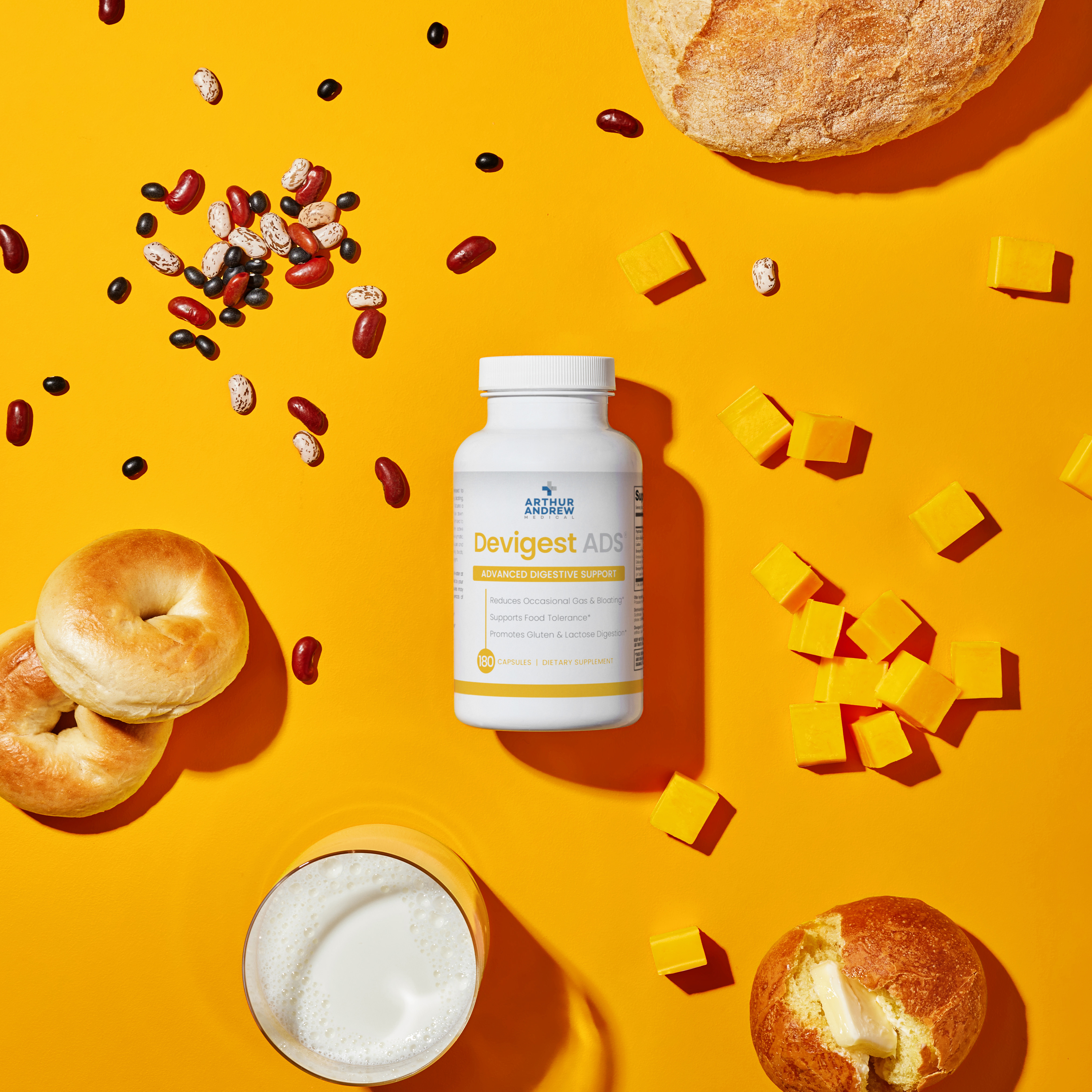 Devigest ADS full spectrum digestive enzyme by Arthur Andrew Medical