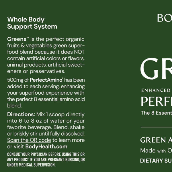 Body Health Greens Organic Superfood Blend